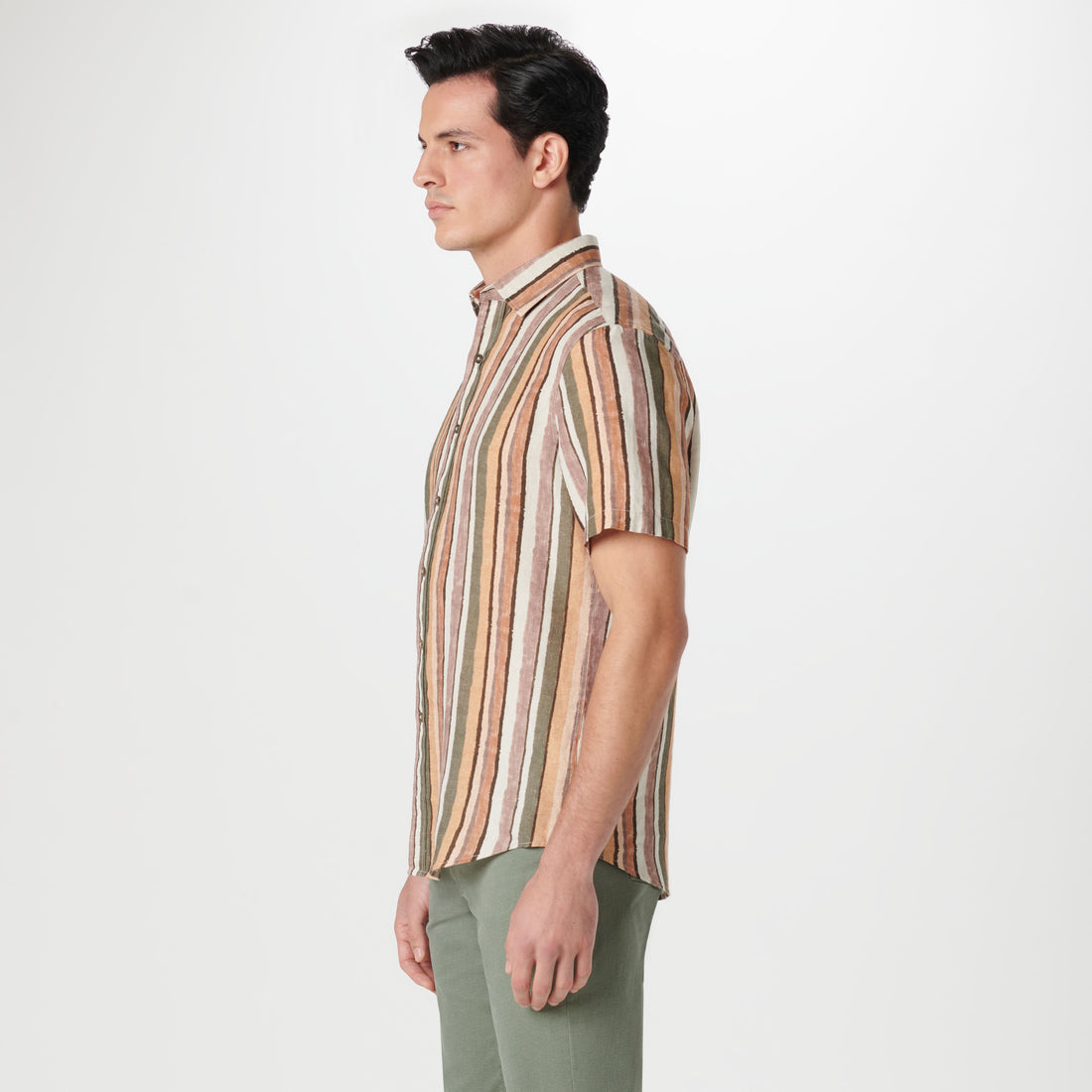 Orson Painted Stripe Short Sleeve Shirt