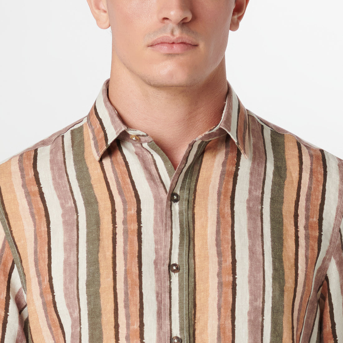 Orson Painted Stripe Short Sleeve Shirt