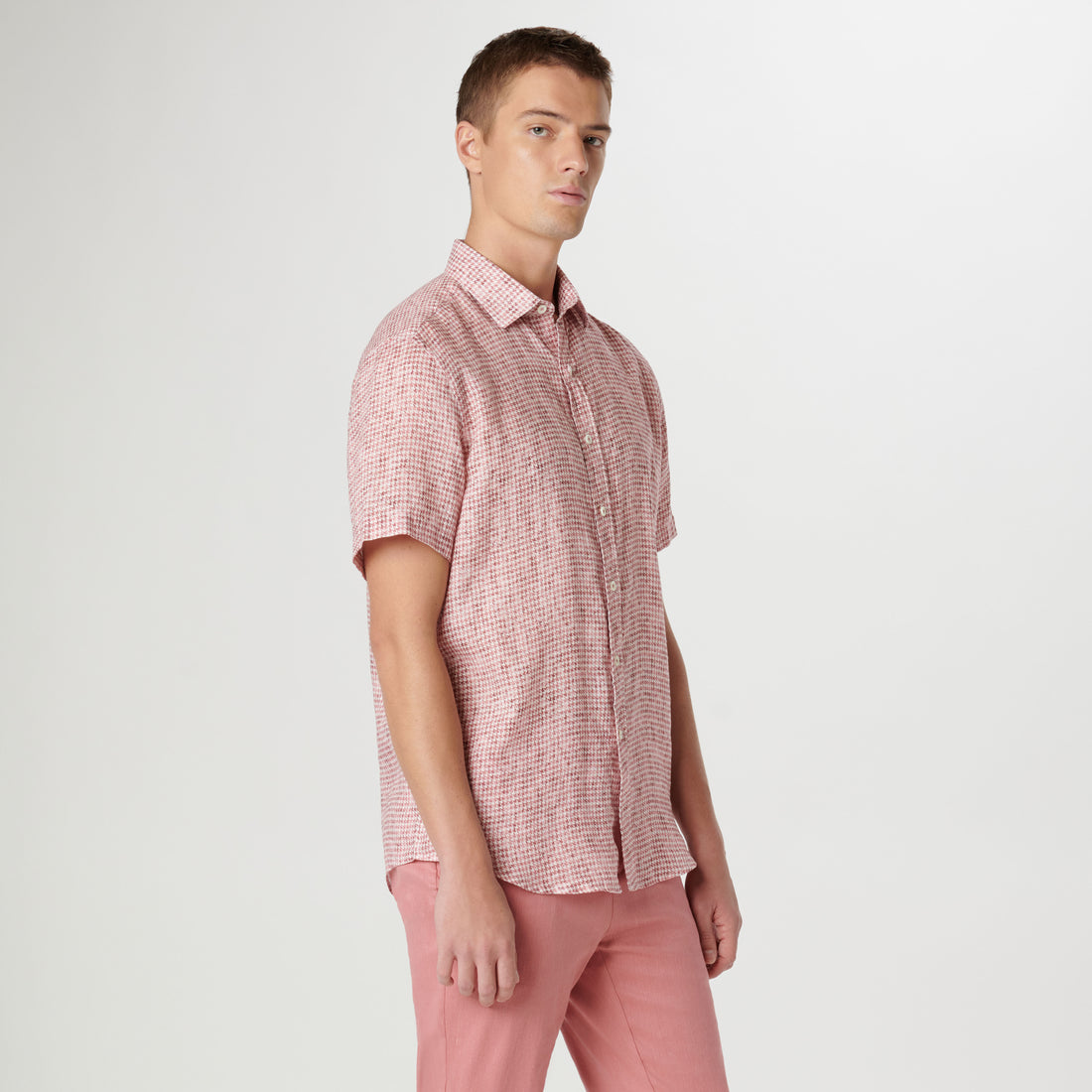 Orson Hound's Tooth Short Sleeve Shirt