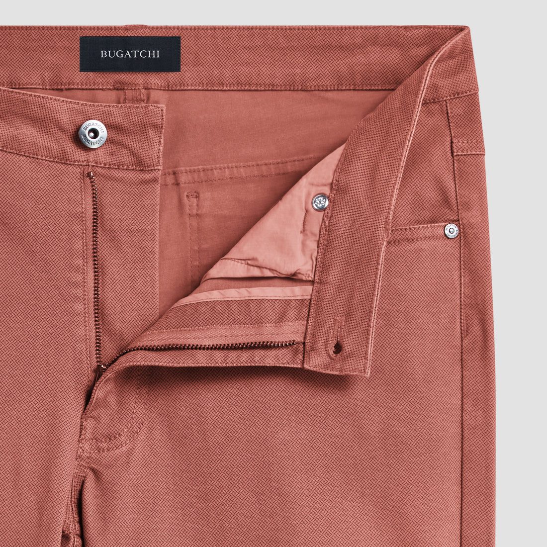 Preston Crosshatch Printed Five Pocket Pants