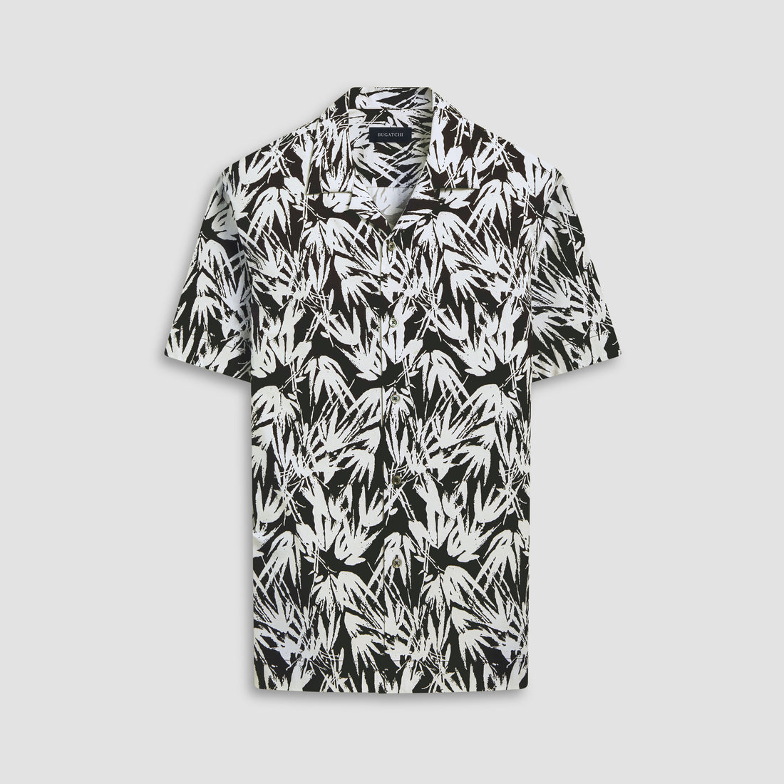 Cole Leaf Print OoohCotton Camp Shirt