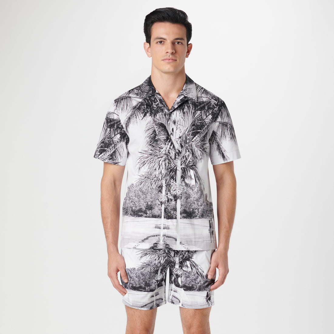 Cosmo Tropical Photoprint Swim Trunks