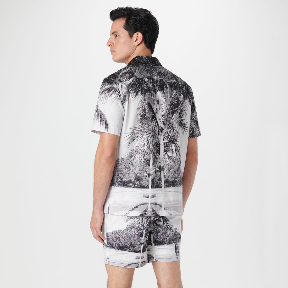 Cosmo Tropical Photoprint Swim Trunks