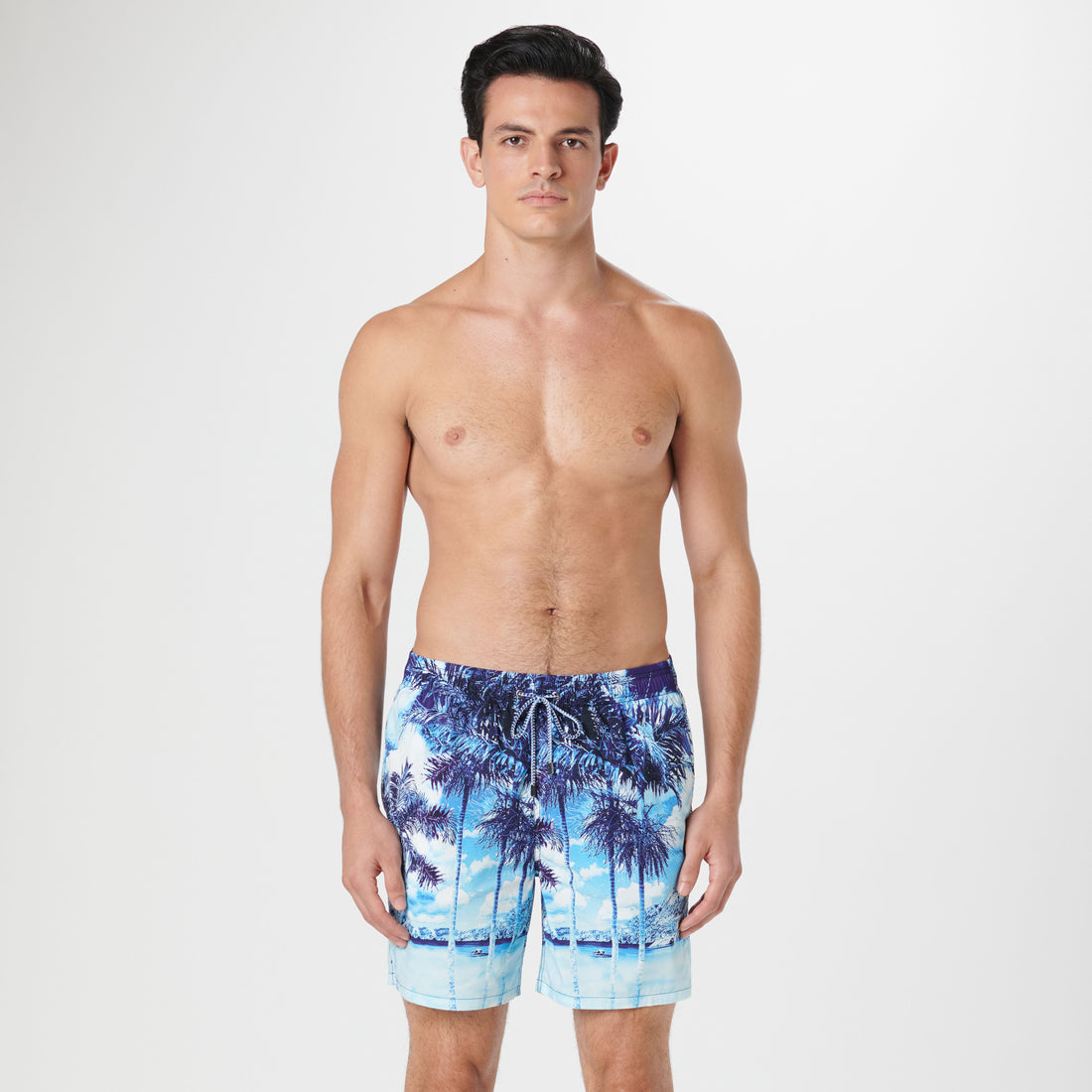 Cosmo Tropical Photoprint Swim Trunks