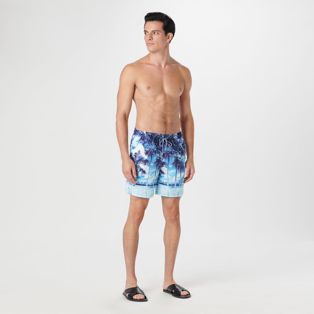 Cosmo Tropical Photoprint Swim Trunks