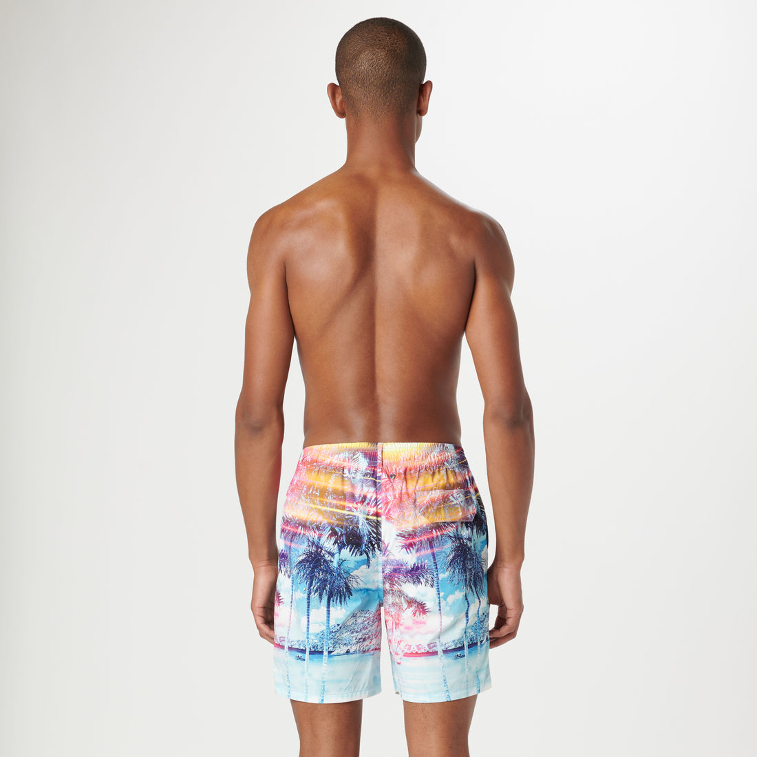 Cosmo Tropical Photoprint Swim Trunks