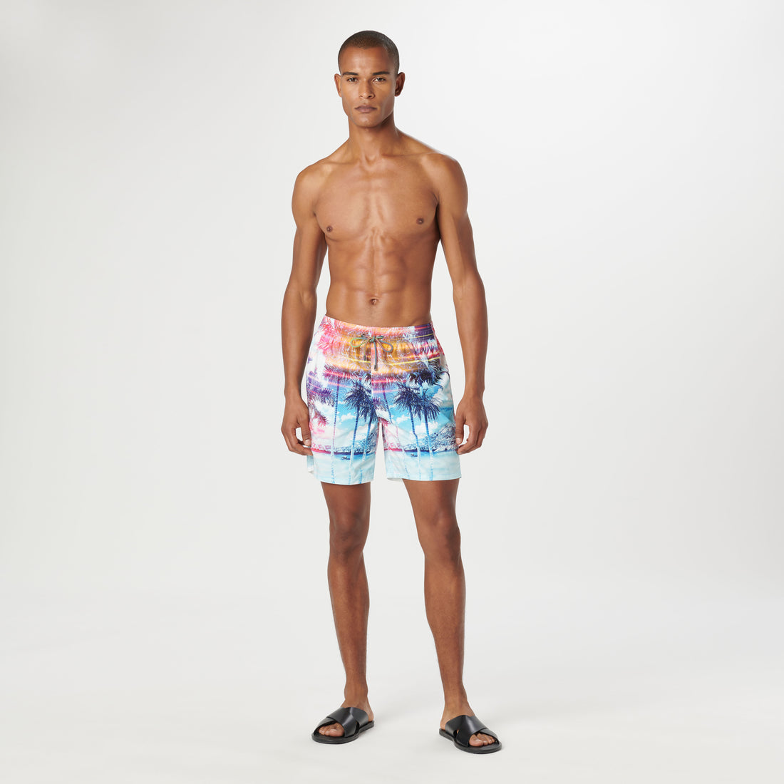 Cosmo Tropical Photoprint Swim Trunks