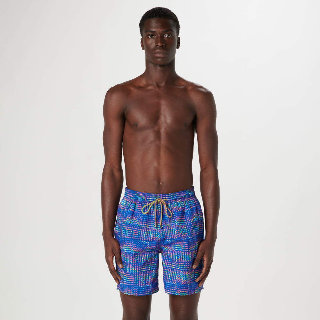 Adrian Geometric Swim Trunks