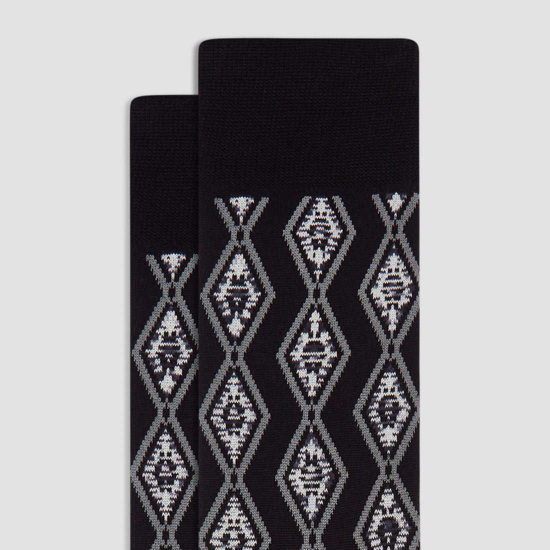 Geometric Mid-Calf Socks