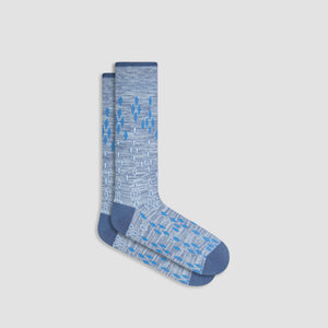 Geometric Mid-Calf Socks