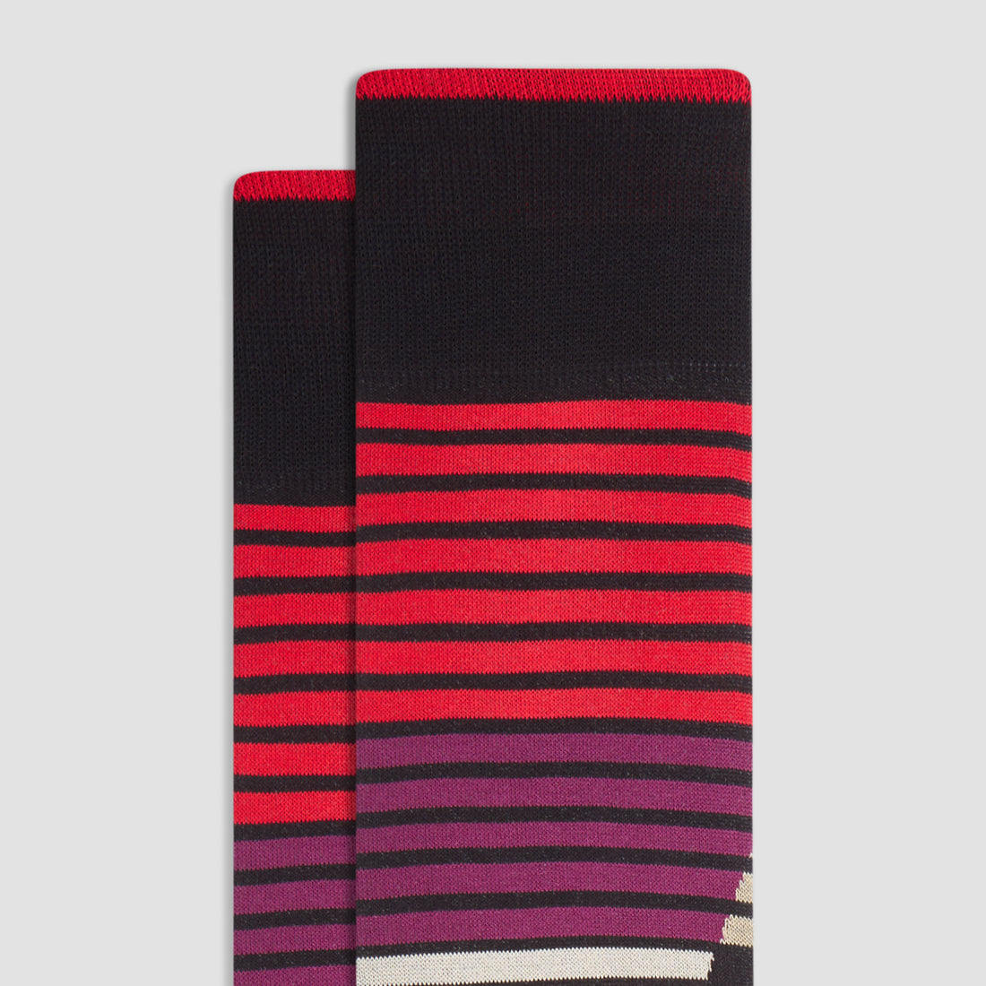 Striped Abstract Mid-Calf Socks