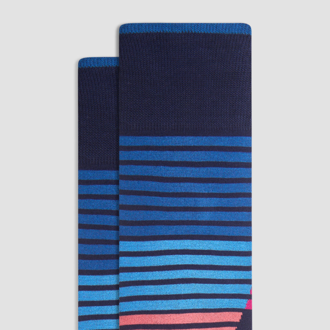 Striped Abstract Mid-Calf Socks