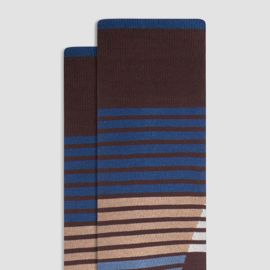 Striped Abstract Mid-Calf Socks