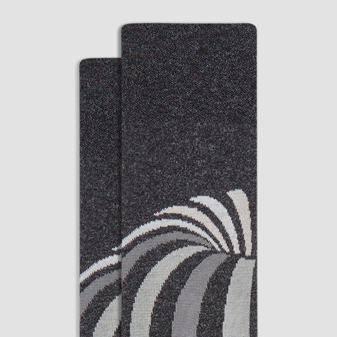 Striped Abstract Mid-Calf Socks