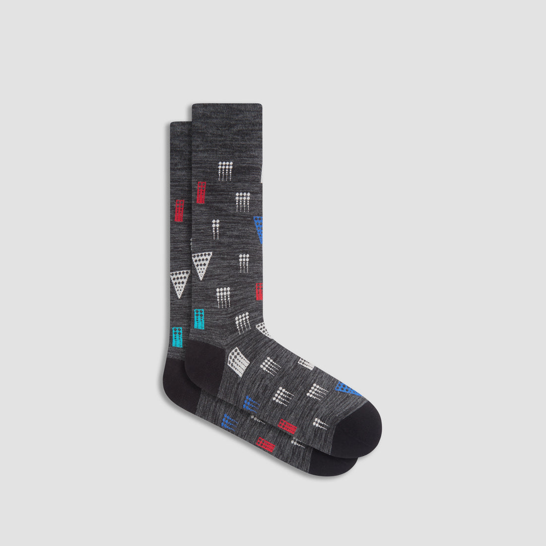 Abstract Mid-Calf Socks