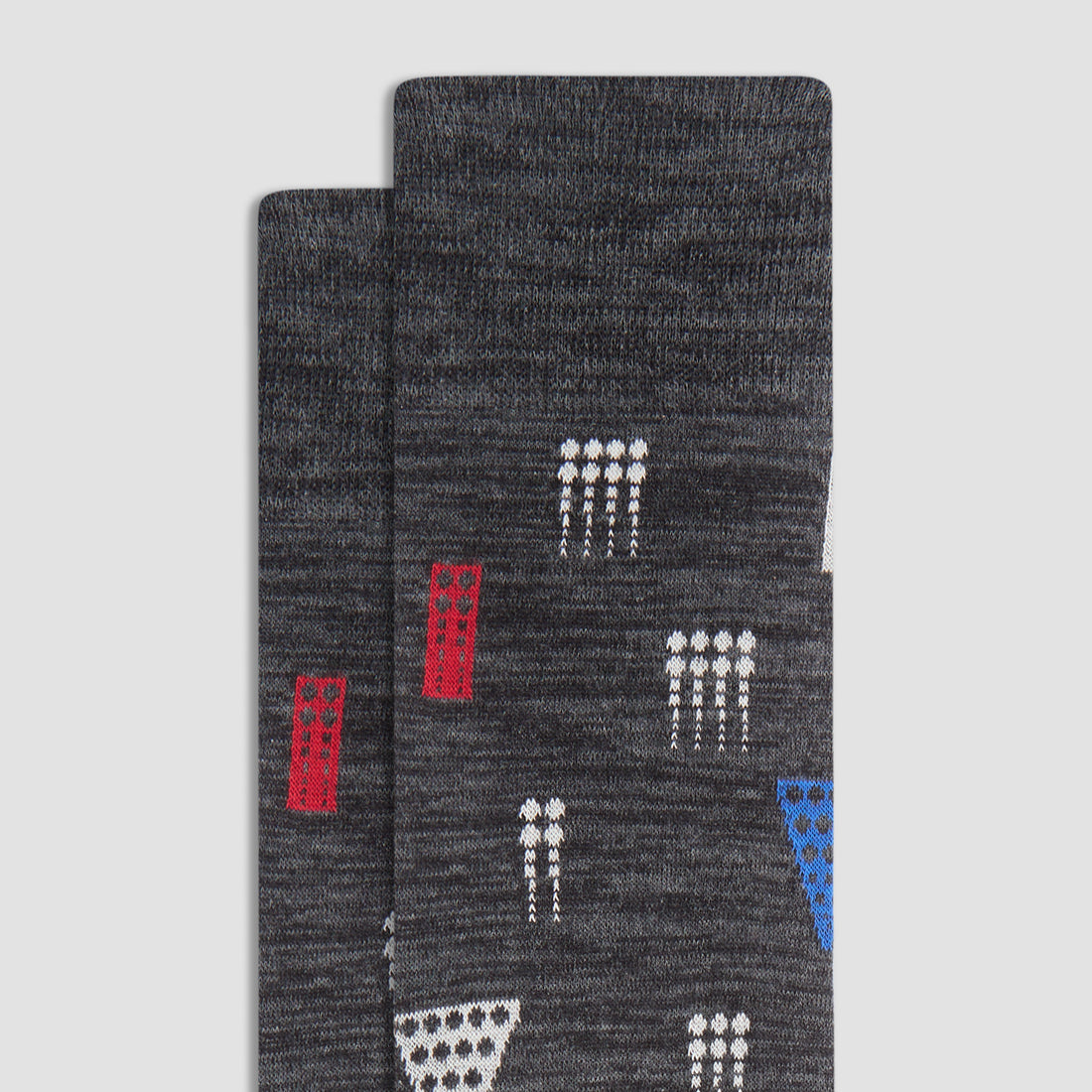 Abstract Mid-Calf Socks