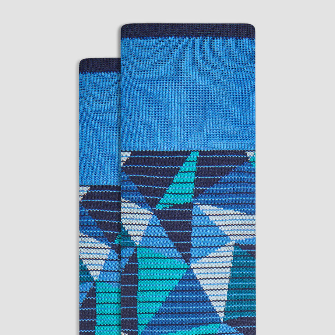 Abstract Mid-Calf Socks