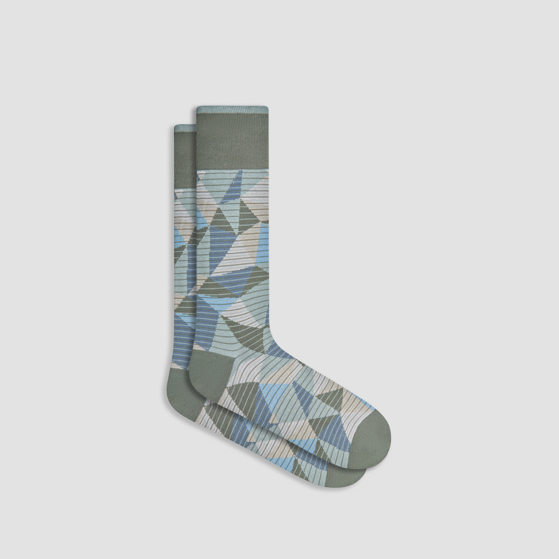 Abstract Mid-Calf Socks