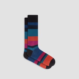 Color Block Mid-Calf Socks