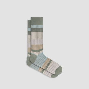 Color Block Mid-Calf Socks