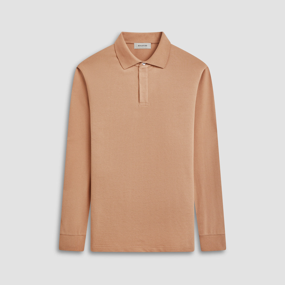 Honeycomb Long Sleeve Polo