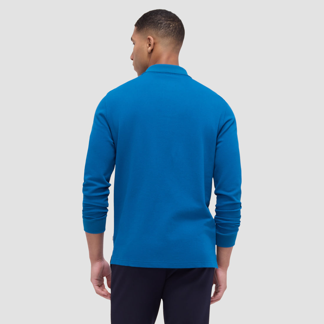 Honeycomb Long Sleeve Polo