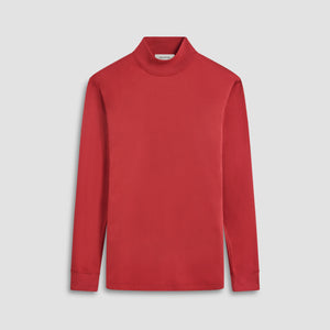 Solid Mock Neck Pullover