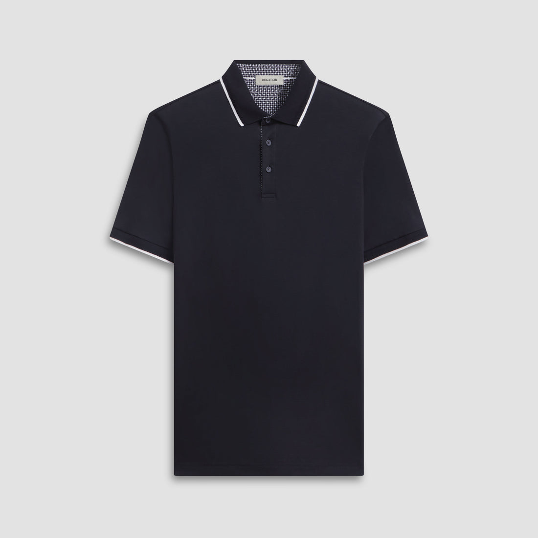 Contrast Three Button Polo