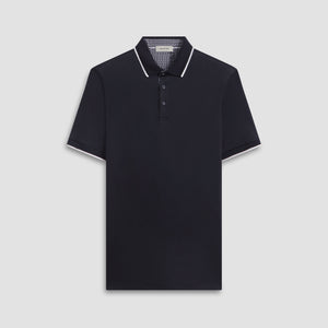 Contrast Three Button Polo