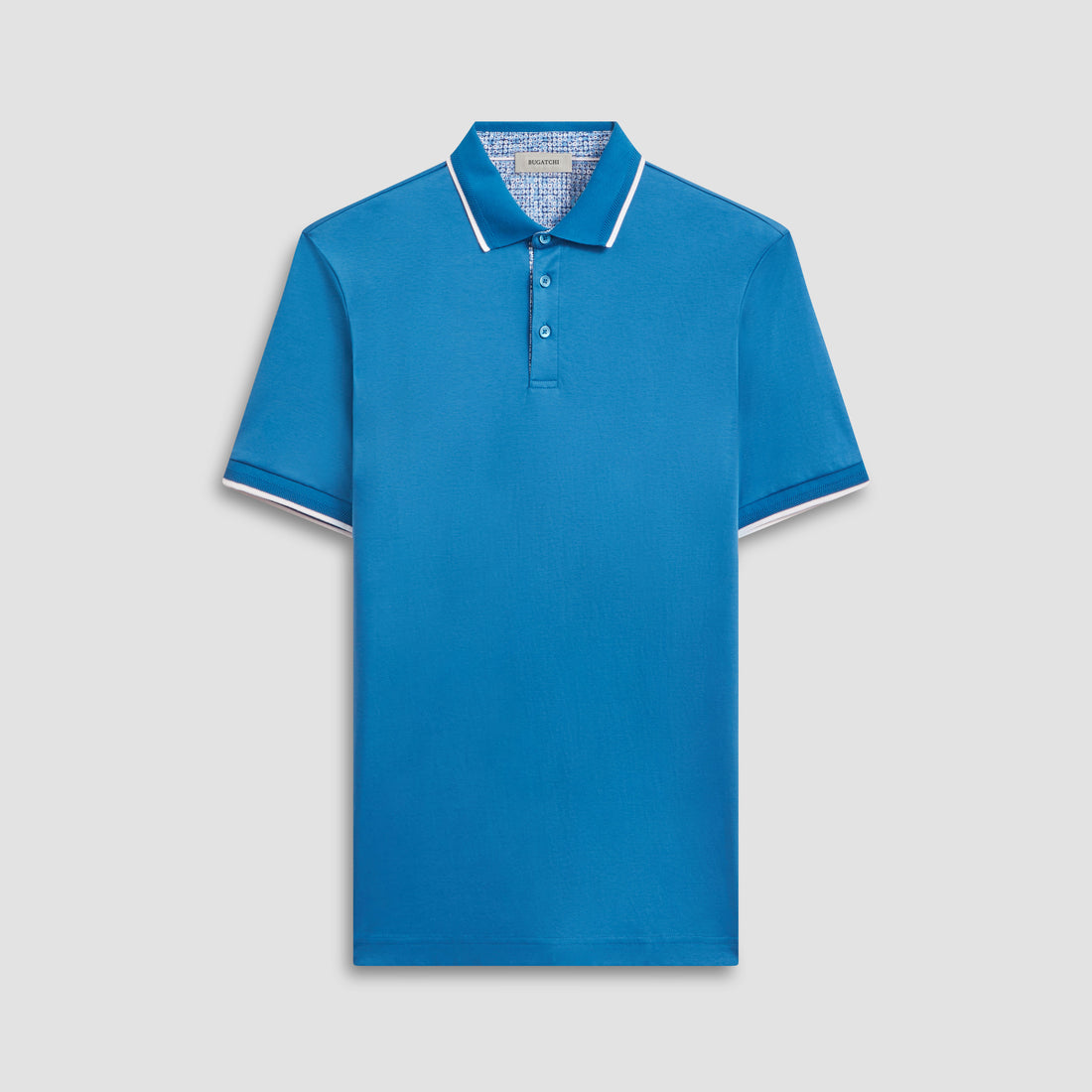 Contrast Three Button Polo