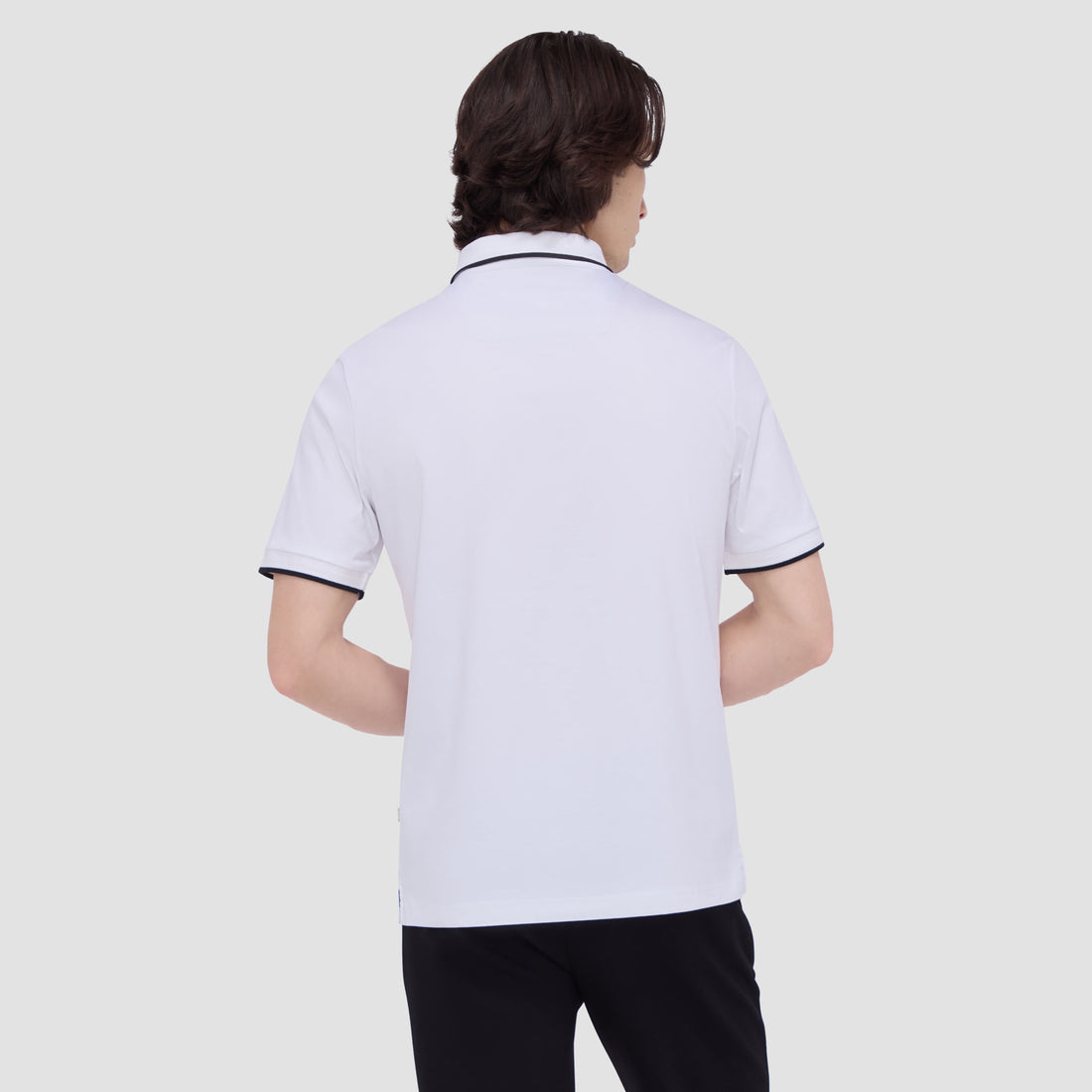 Contrast Three Button Polo