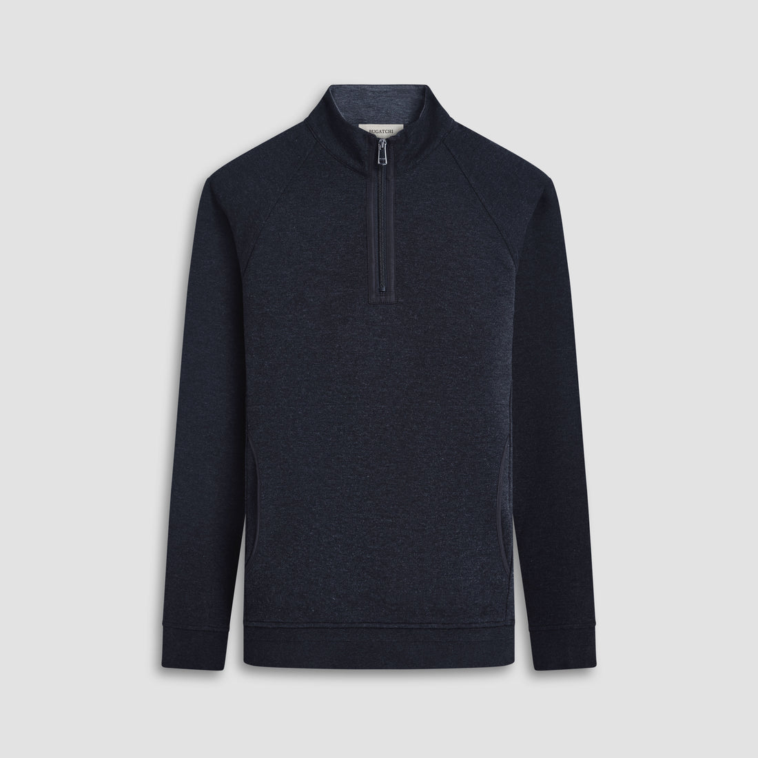 Double Sided Pique/Heather Quarter-Zip Pullover