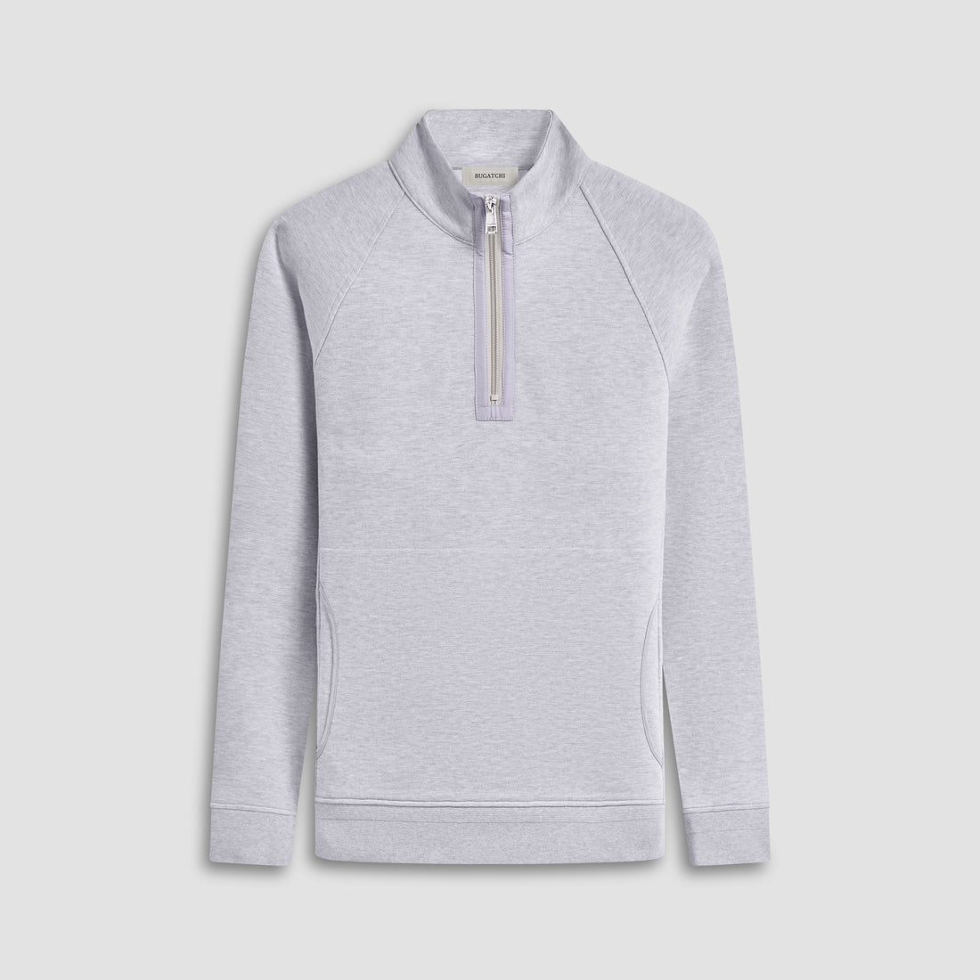 Double Sided Pique/Heather Quarter-Zip Pullover