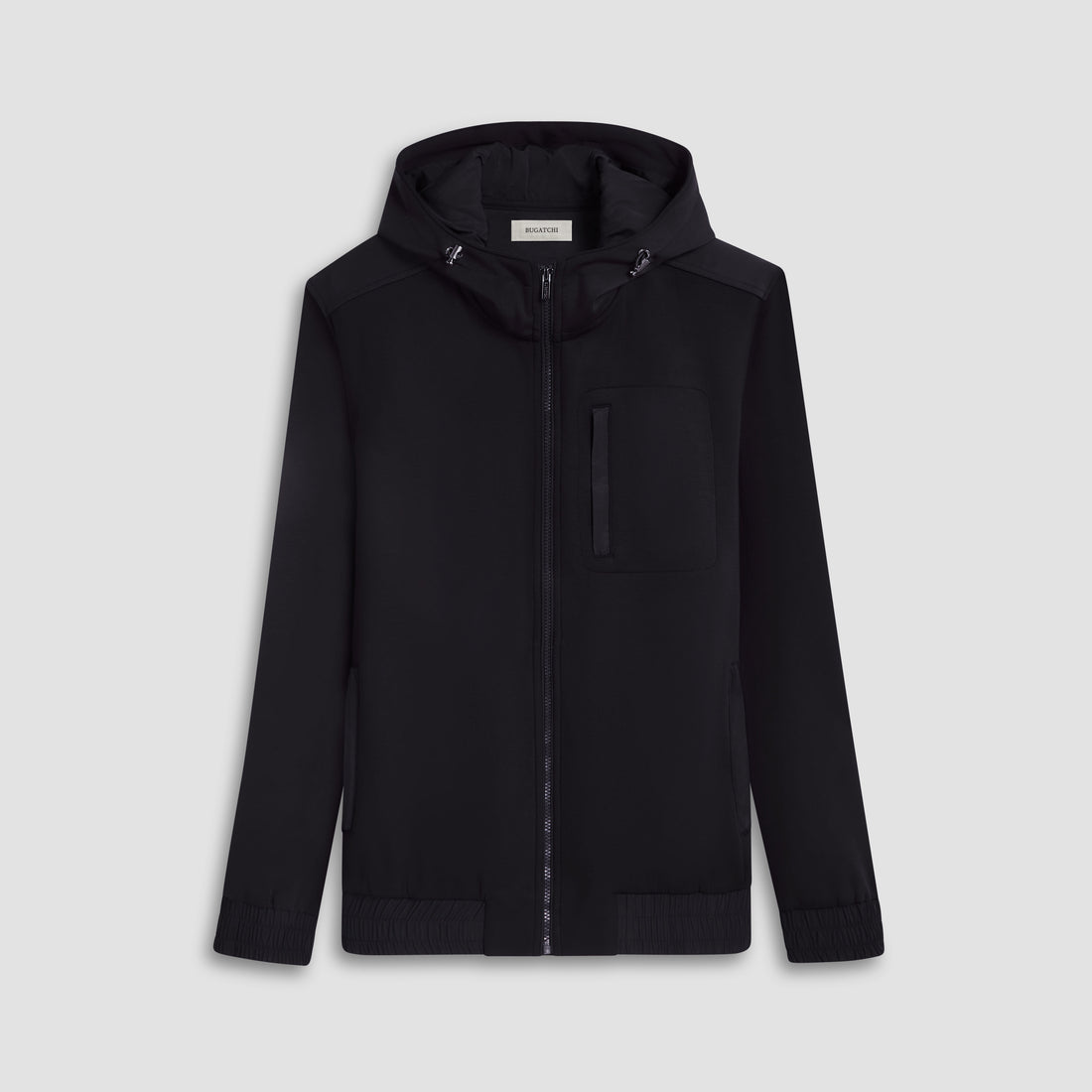 Soft Touch Performance Zip-Up Jacket With Hood