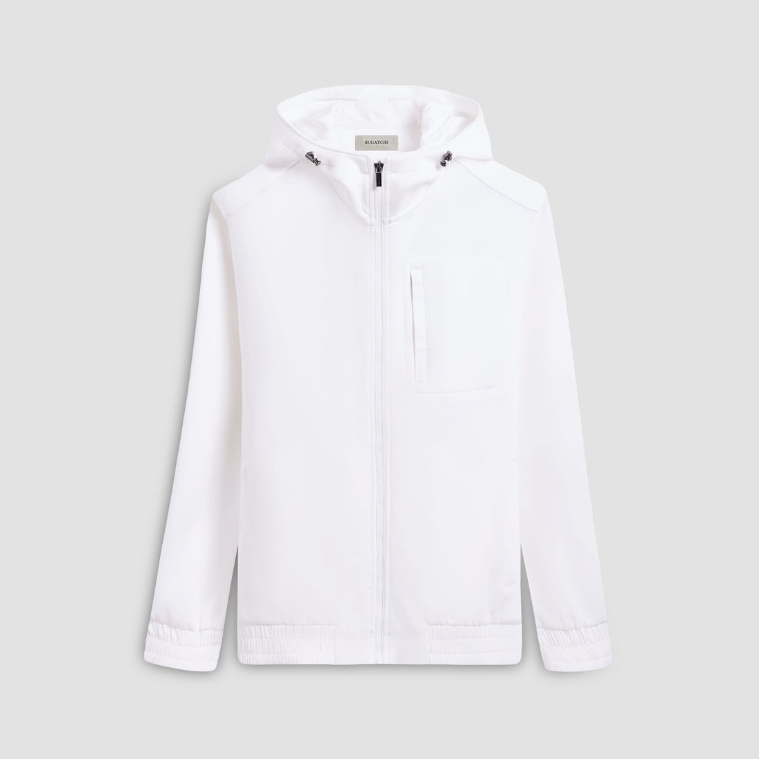 Soft Touch Performance Zip-Up Jacket With Hood