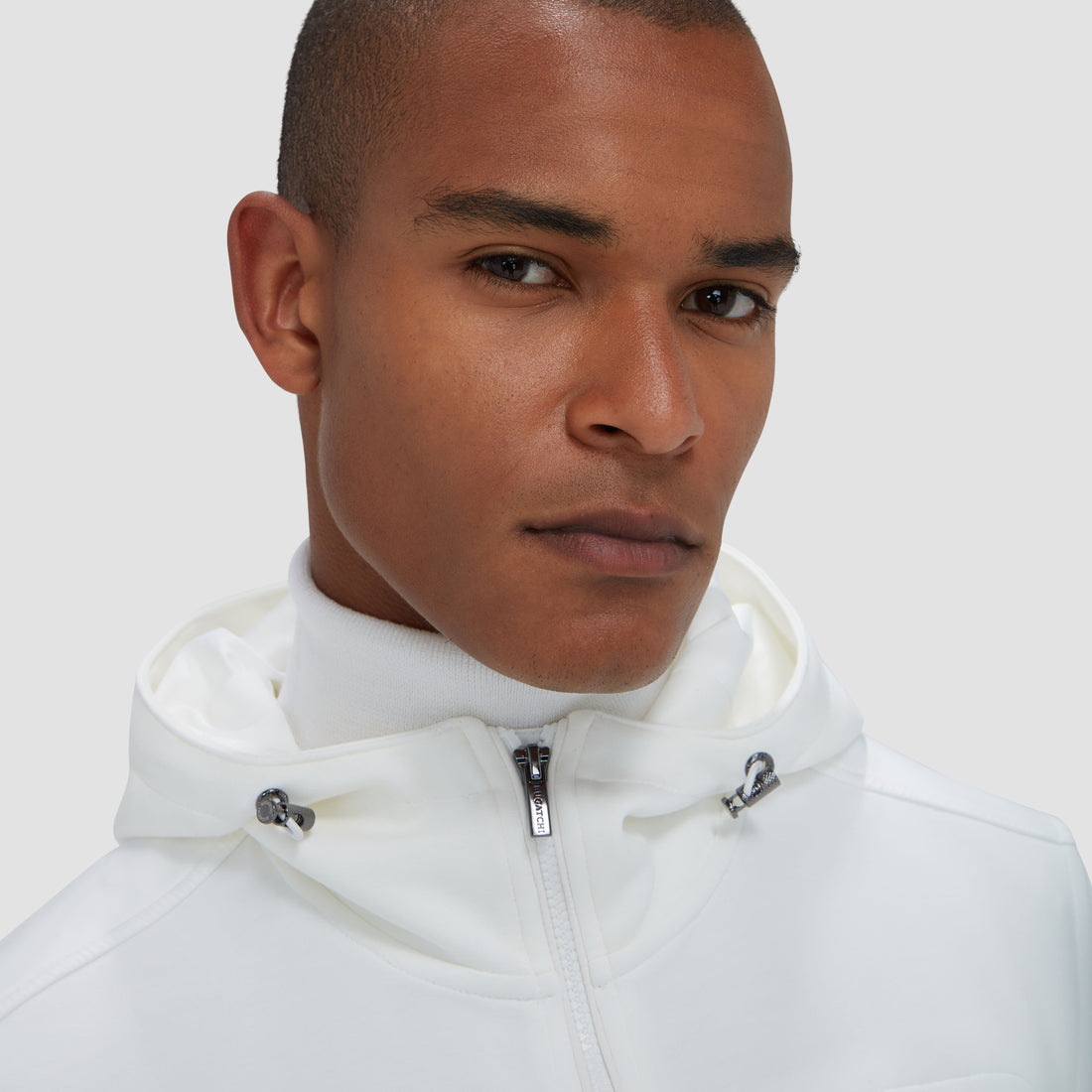 Soft Touch Performance Zip-Up Jacket With Hood