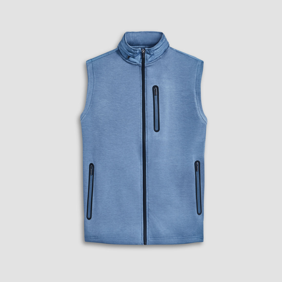 Soft Touch Performance Vest With Stow-Away Hood