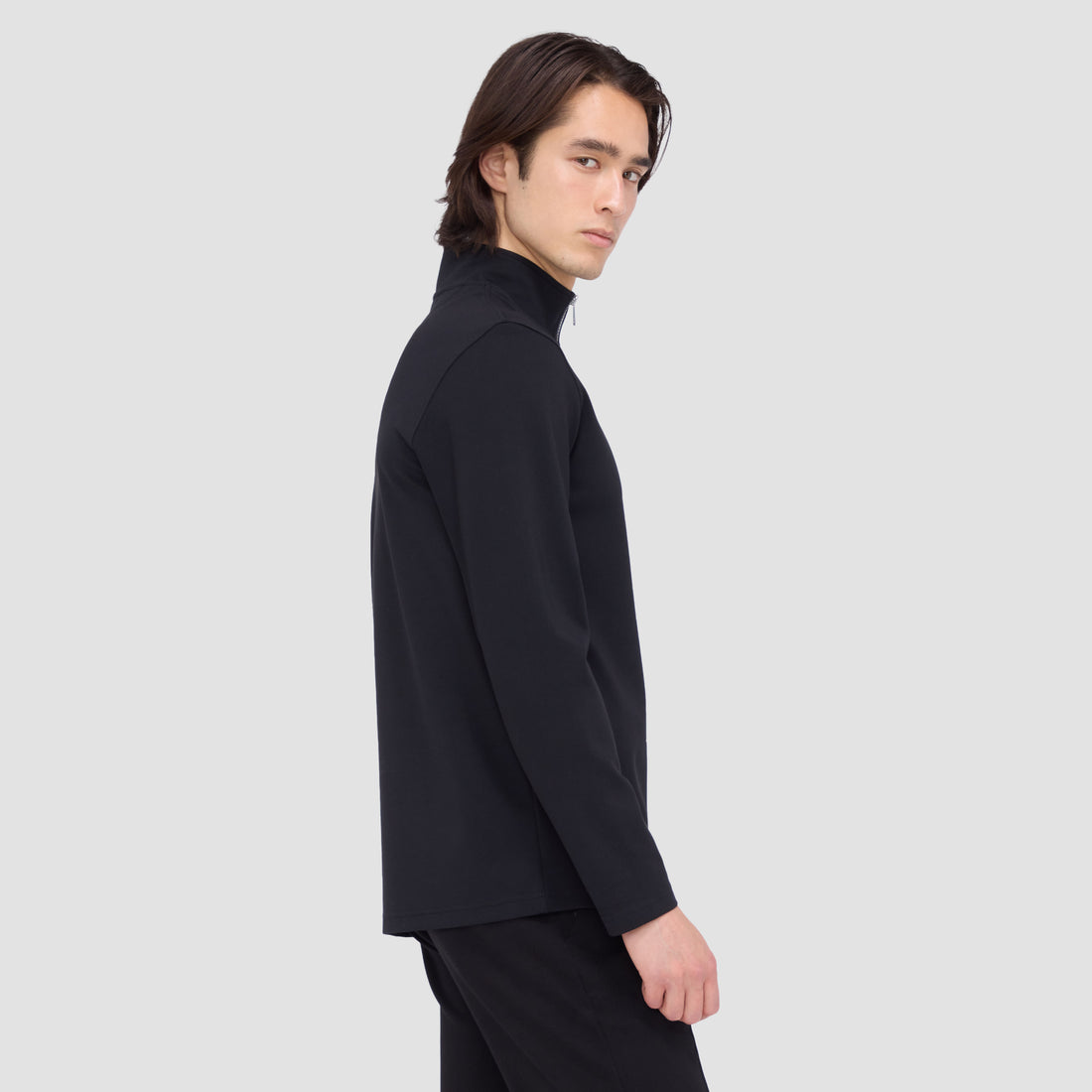 Contrast Performance Quarter-Zip Pullover