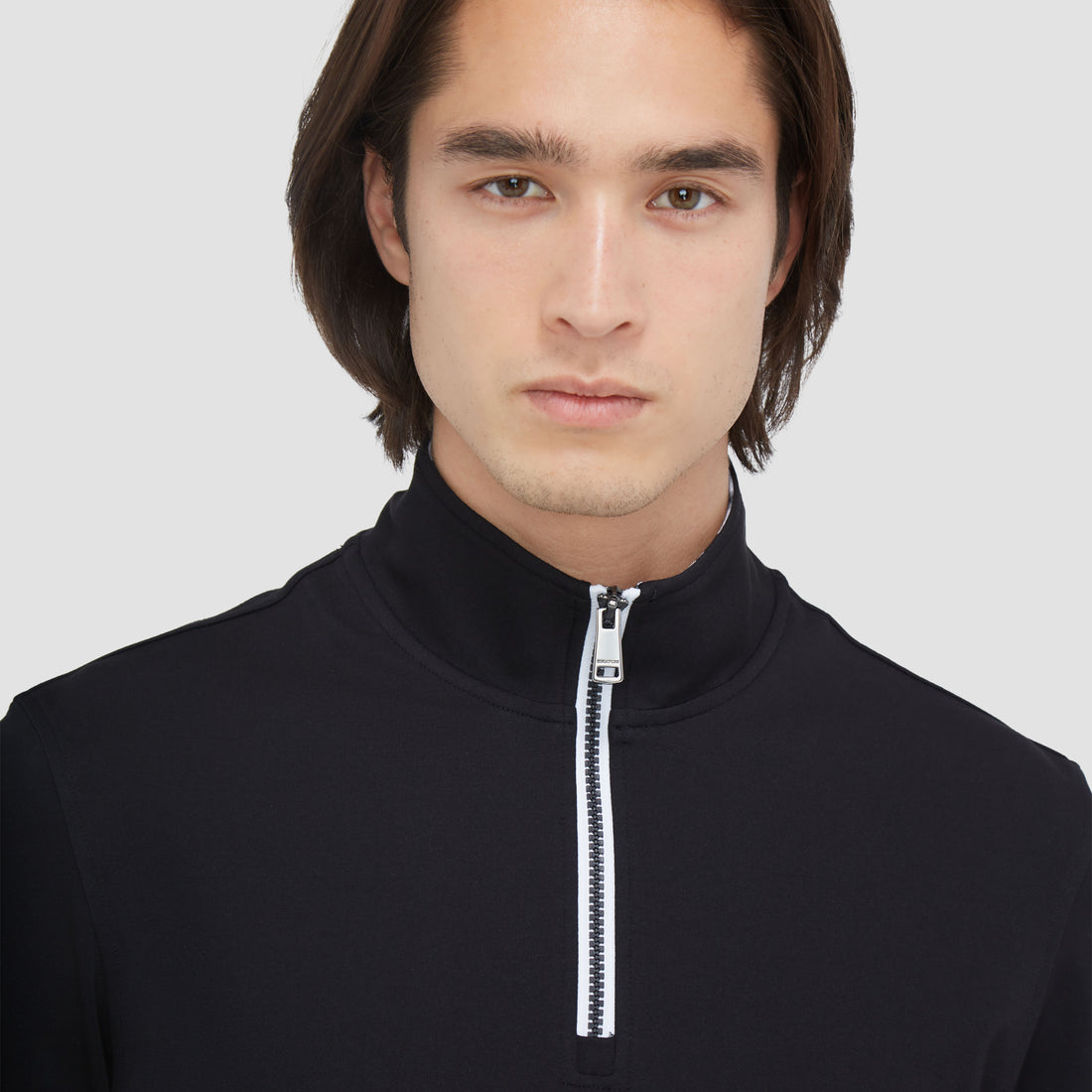 Contrast Performance Quarter-Zip Pullover