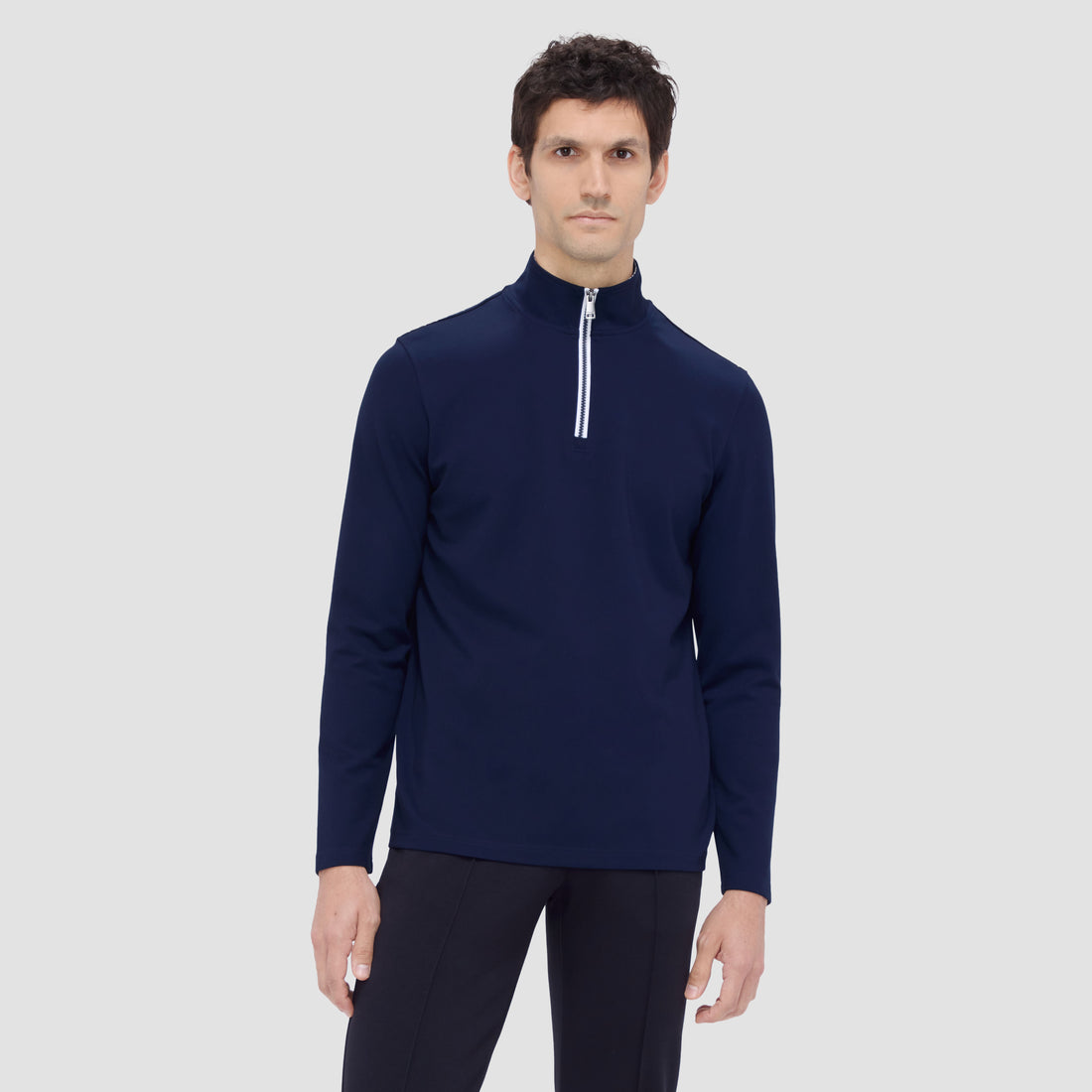 Contrast Performance Quarter-Zip Pullover