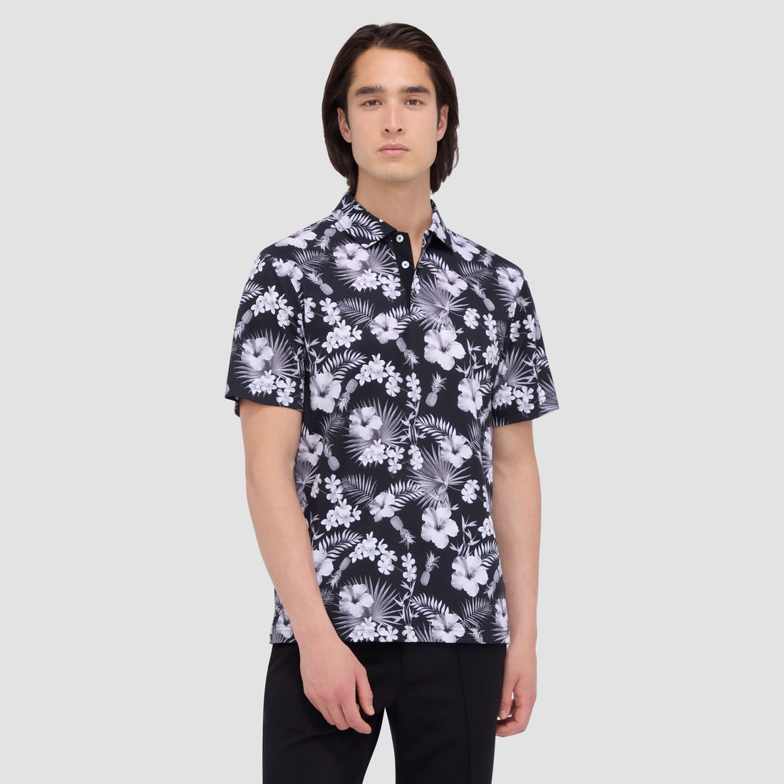 Hendrix Floral Print Polo