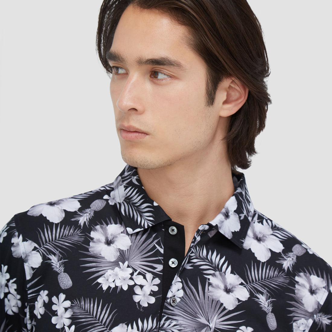 Hendrix Floral Print Polo