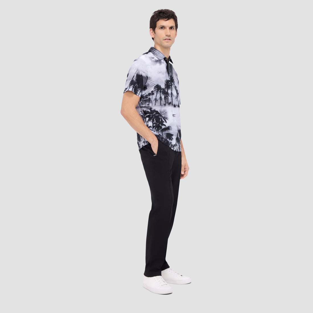 Hendrix Tropical Print Polo