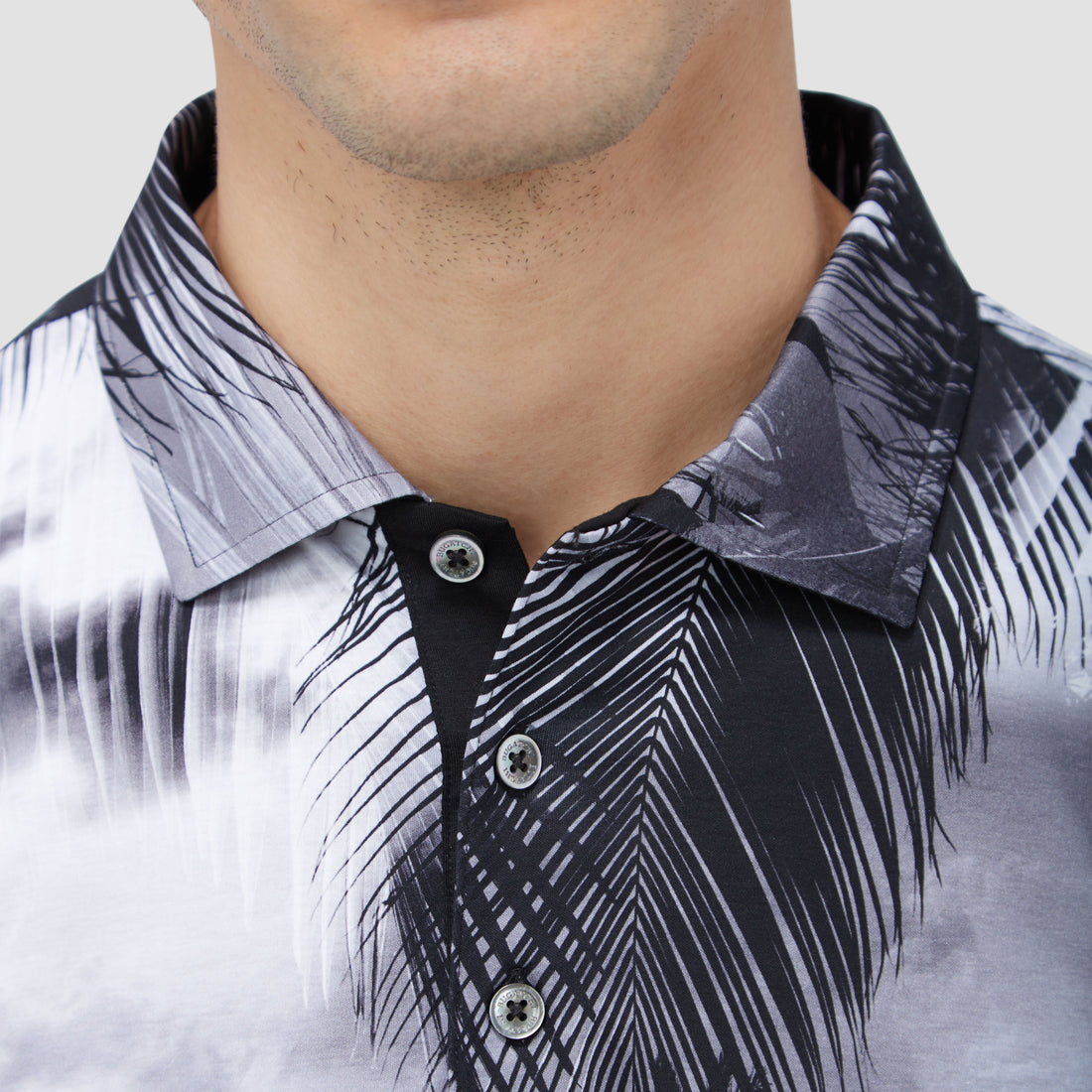 Hendrix Tropical Print Polo