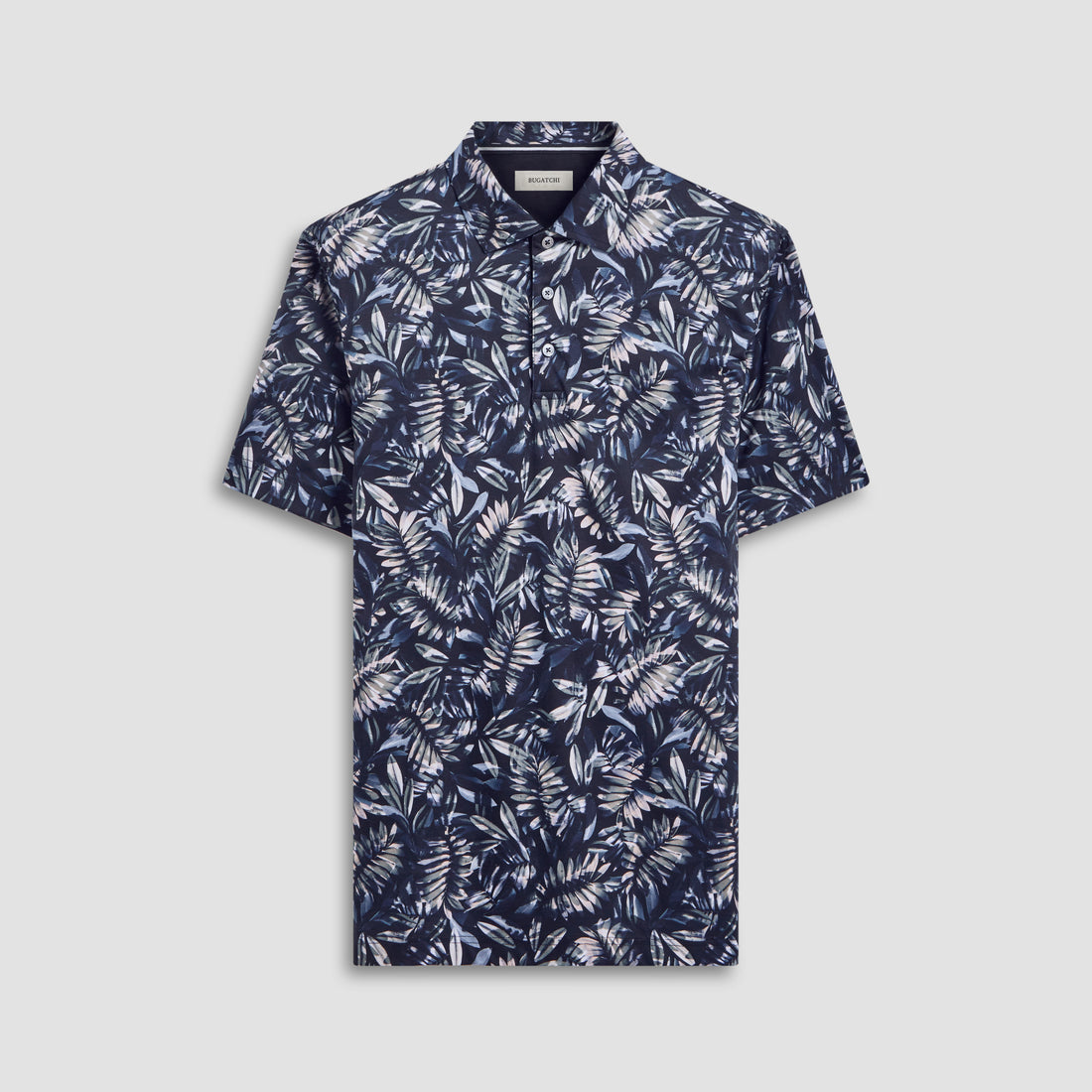 Hendrix Leaf Print Polo