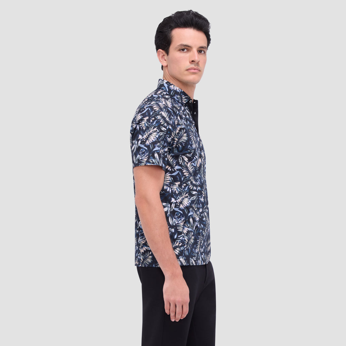 Hendrix Leaf Print Polo