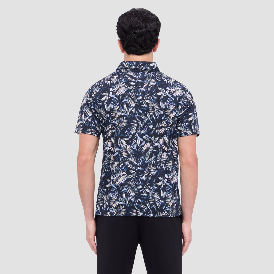 Hendrix Leaf Print Polo