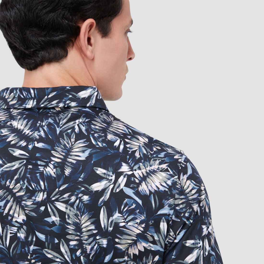 Hendrix Leaf Print Polo