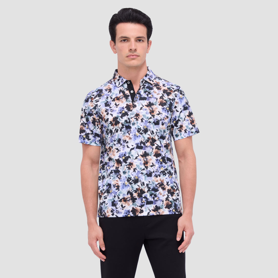 Hendrix Abstract Print Polo