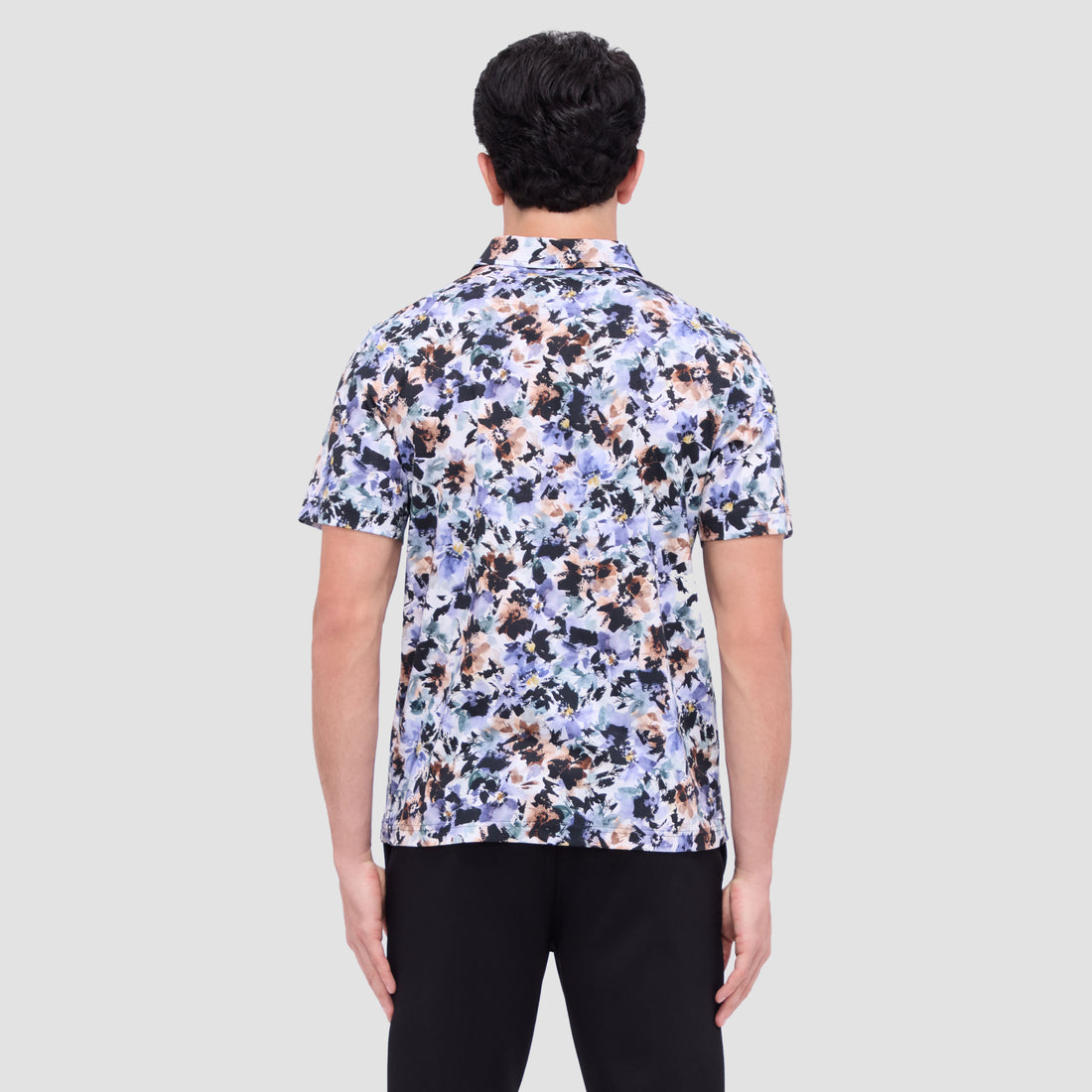 Hendrix Abstract Print Polo